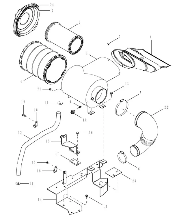 87435960 - патрубок